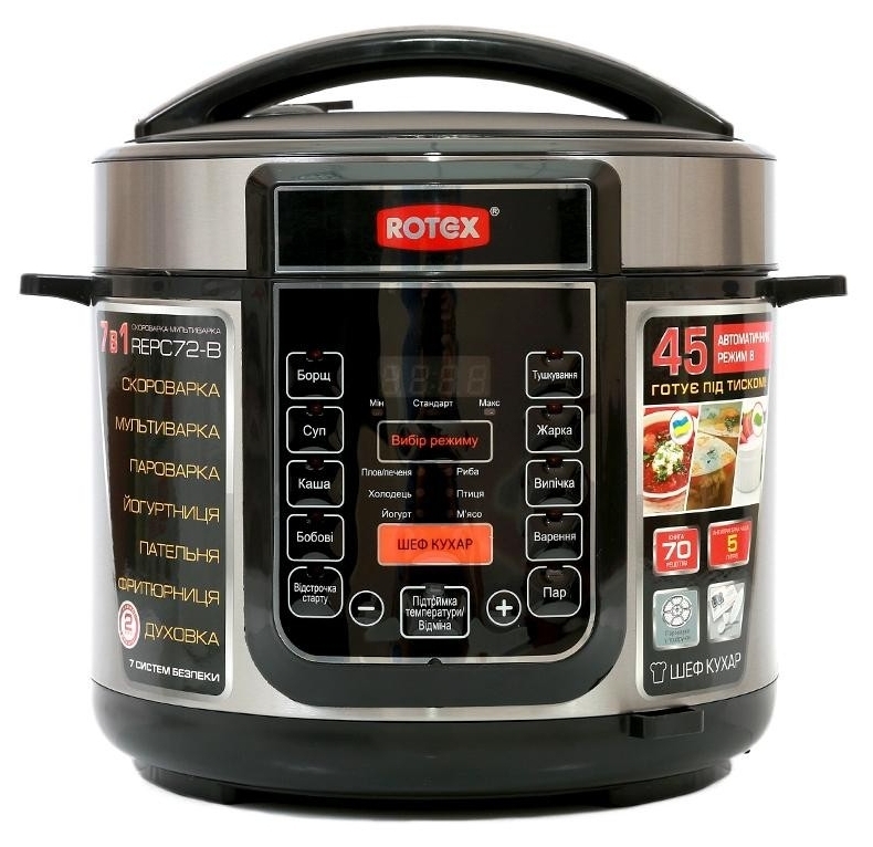 

Мультиварка-скороварка ROTEX REPC 72 B