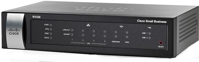

Маршрутизатор Cisco SB RV320 Gigabit Dual WAN VPN Router