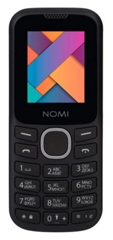 

Мобильный телефон Nomi i184 Black-Grey