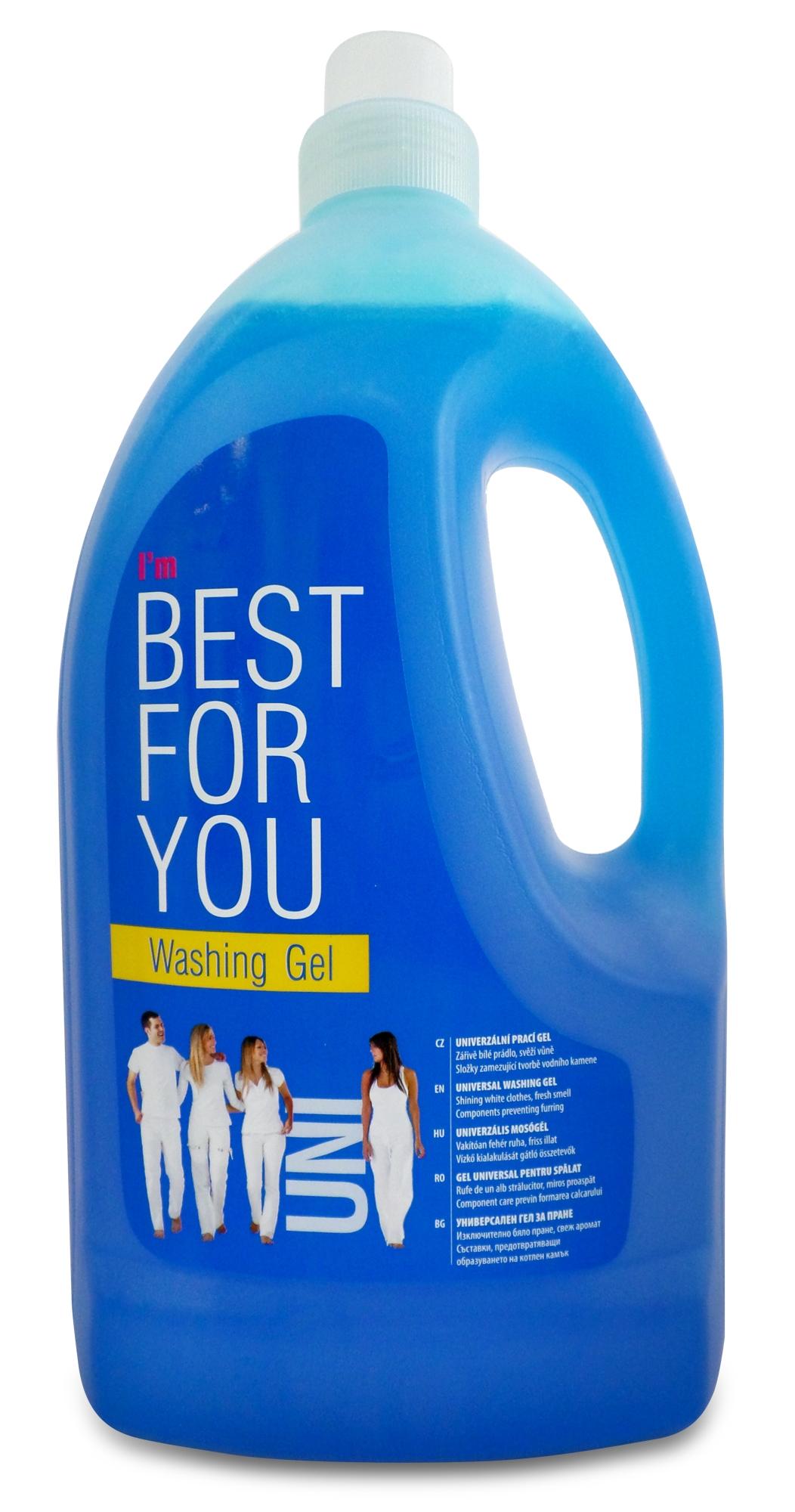 

Гель для стирки BEST FOR YOU UNI 3 л 8594005475083)
