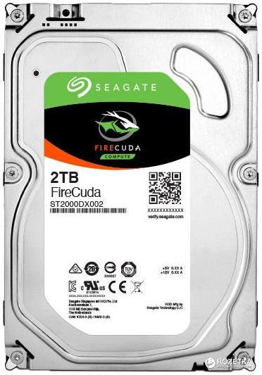 

Жесткий диск 2TB Seagate FireCuda SSHD (ST2000DX002)