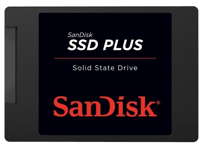 

Накопитель SSD 480Gb SanDisk Plus SATA TLC (SDSSDA-480G-G26)