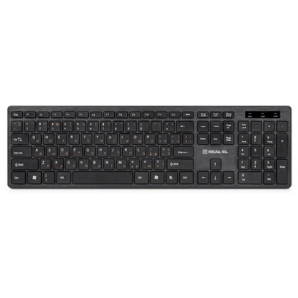 

Клавиатура REAL-EL Comfort 7080, USB, черная