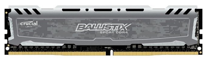 

Память Crucial Ballistix Sport 1x4Gb DDR4 2400Mhz