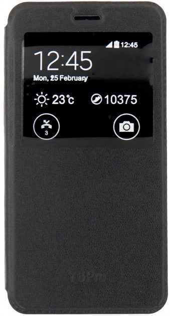 

Чехол-книжка Dengos Flipp-Book Call ID для Huawei Y6 Pro Black (DG-SL-BK-099)