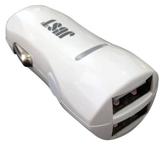 

Зарядное устройство JUST Simple Dual USB Car Charger (2.1A/2USB, 10W) White (CCHRGR-SMP22-WHT)