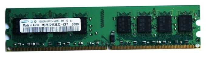 

Память Samsung 1x1GB DDR2 800MHz (K4T51083GF)