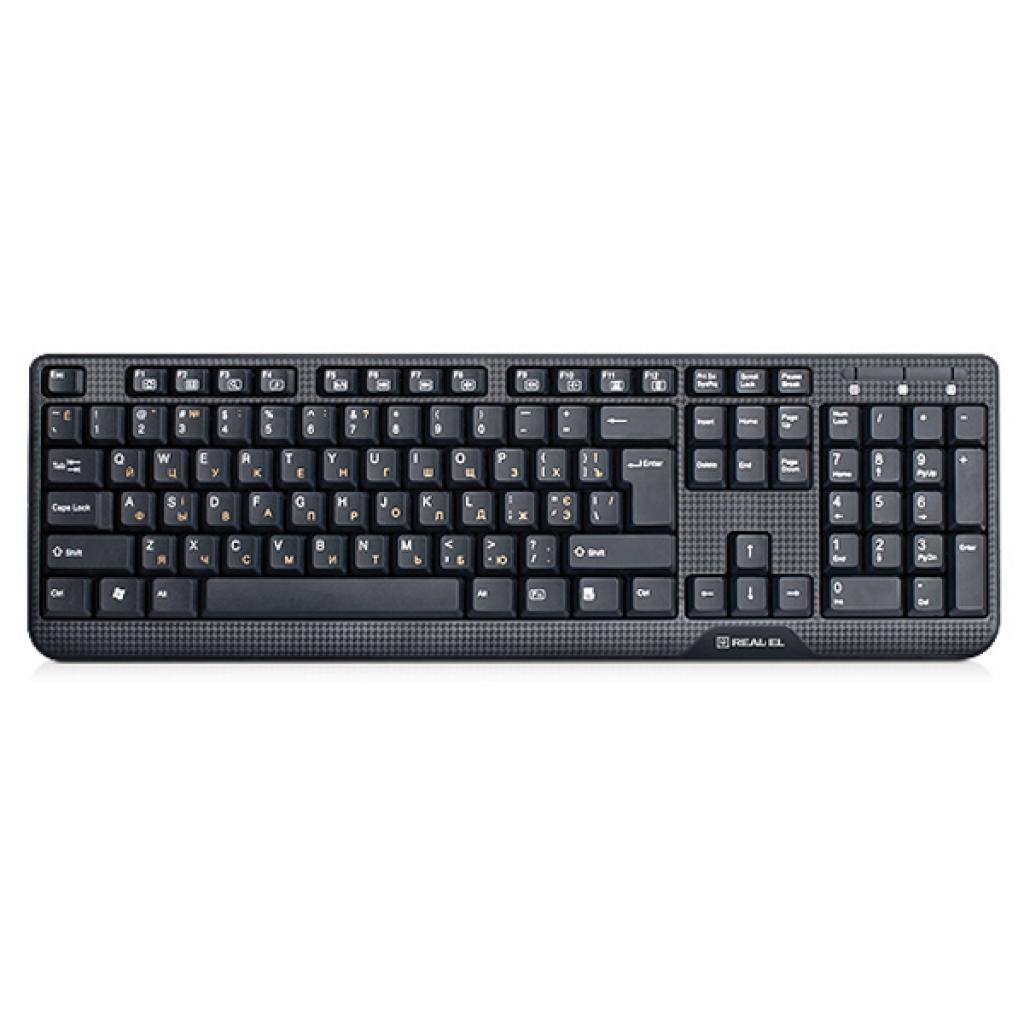 

Клавиатура REAL-EL Standard 500, USB, черная