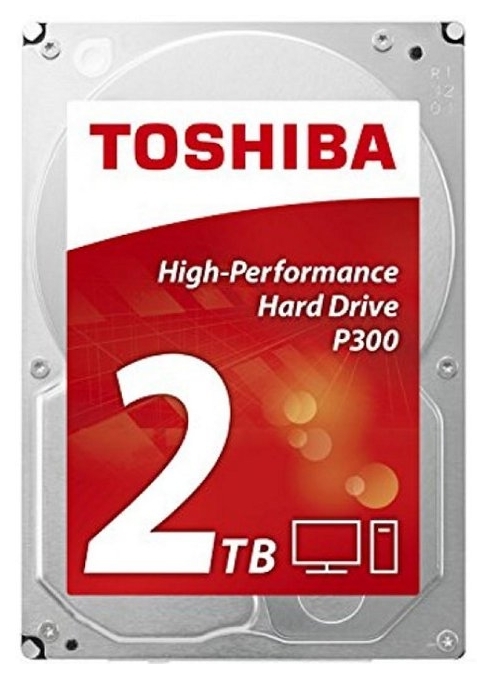 

Жесткий диск 3.5" 2ТВ Toshiba P300 7200RPM 64MB SATA III (HDWD120UZSVA)