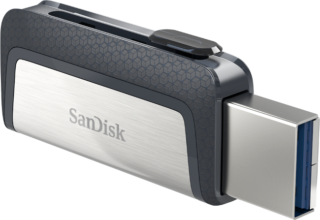 USB-накопичувач 64GB SANDISK Ultra Dual USB 3.0/Type-C Black (SDDDC2-064G-G46) · 3