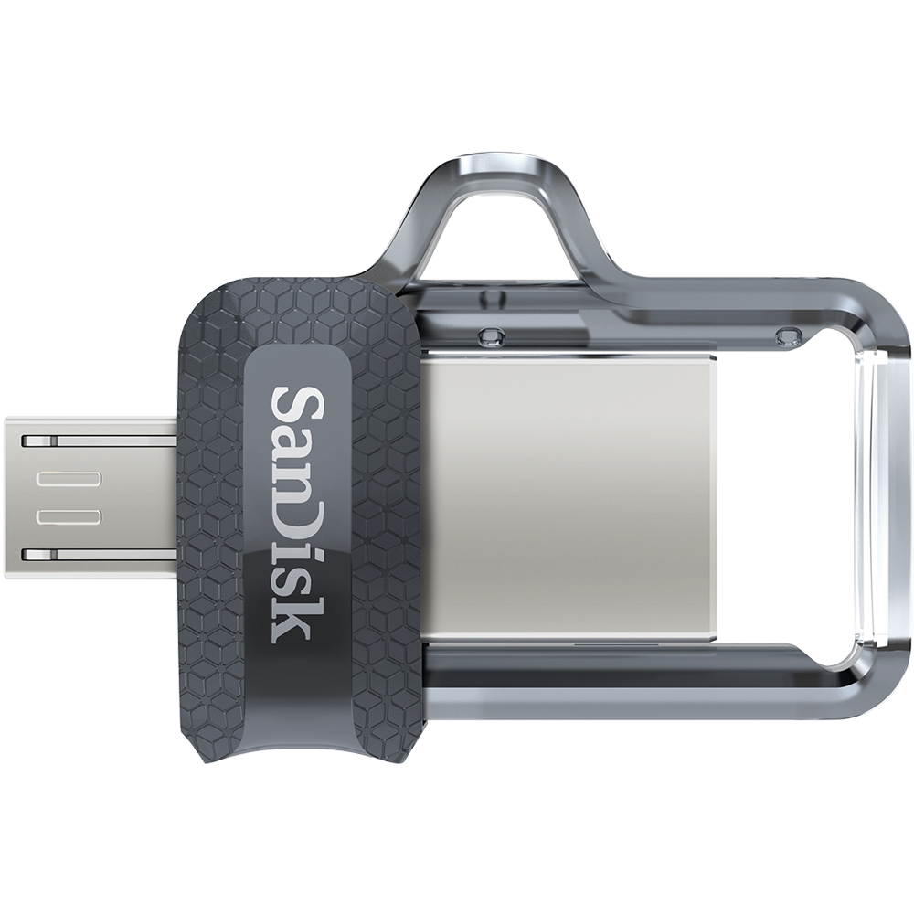 USB-накопичувач 32GB SANDISK Ultra Dual Drive m3.0 USB 3.0 Black (SDDD3-032G-G46) · 2