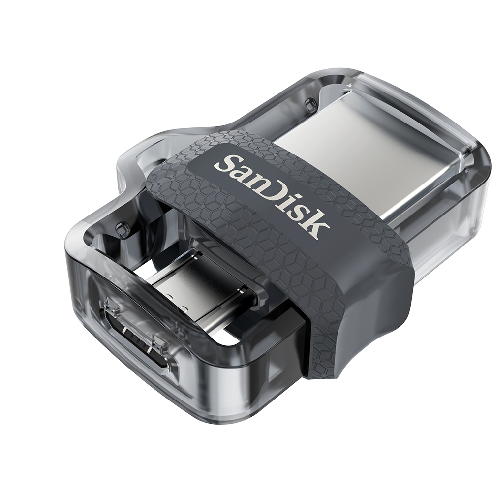 USB-накопичувач 64GB SANDISK Ultra Dual Drive m3.0 USB 3.0 Black (SDDD3-064G-G46) · 3