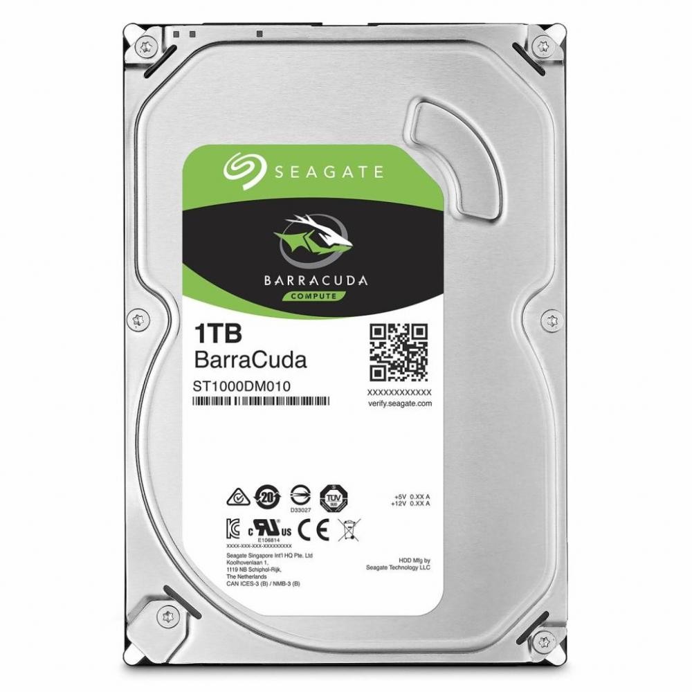 

Жесткий диск 3.5" 1ТВ Seagate BarraCuda 7200RPM 64MB SATA III (ST1000DM010)