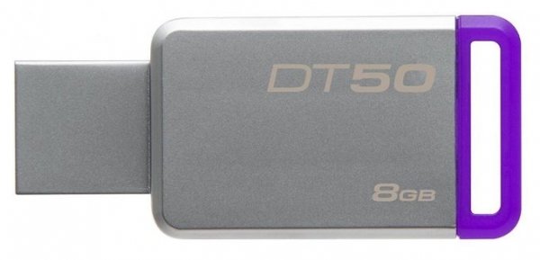 

Накопитель USB 3.1 8GB Kingston DT50 (DT50/8GB)