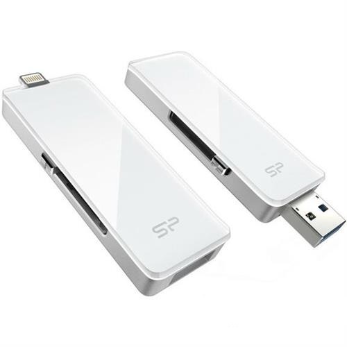 

Накопитель USB 3.0/Lightning 64GB Silicon Power xDrive Z30 (SP064GbLU3Z30V1W)