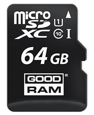

Карта памяти GOODRAM microSDXC 64Gb Class 10 UHS I(M1AA-0640R11)