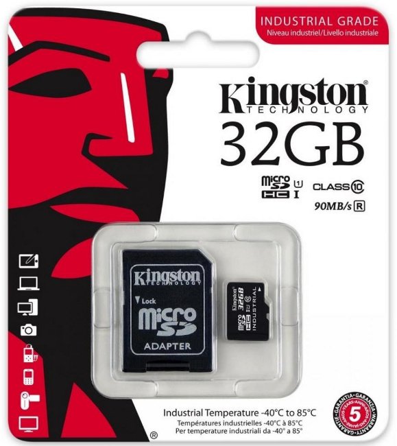 

Карта памяти Kingston microSDHC 32GB C10 UHS-I (SDCIT/32Gb)