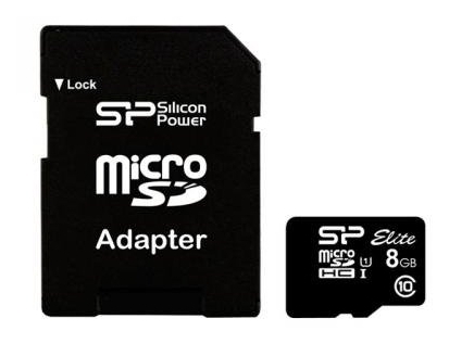 

Карта памяти Silicon Power microSDHC 8Gb class 10 (SP008GbSTHBU1V10SP)