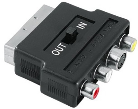 

Адаптер HAMA 122238 (SCART- S-Video + 3 RCA)