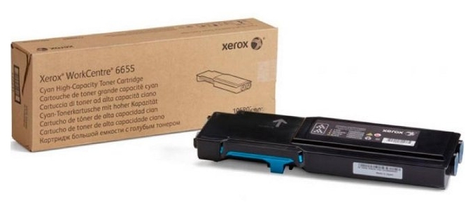 

Тонер картридж Xerox WC6655 Cyan (7500 стр) (106R02752)