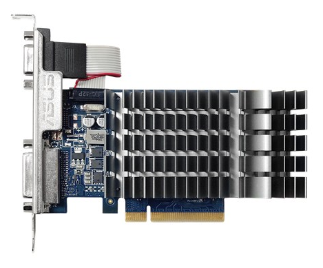 

Видеокарта ASUS GeForce GT710 2GB DDR3 Silent (710-2-SL)