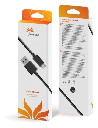

Кабель Florence microUSB black (DC10-MU)