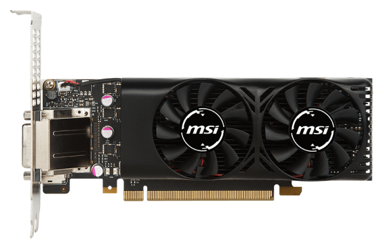 

Видеокарта MSI GeForce GTX1050TI 4GB DDR5 (GF_GTX_1050_Ti_4GT_LP)