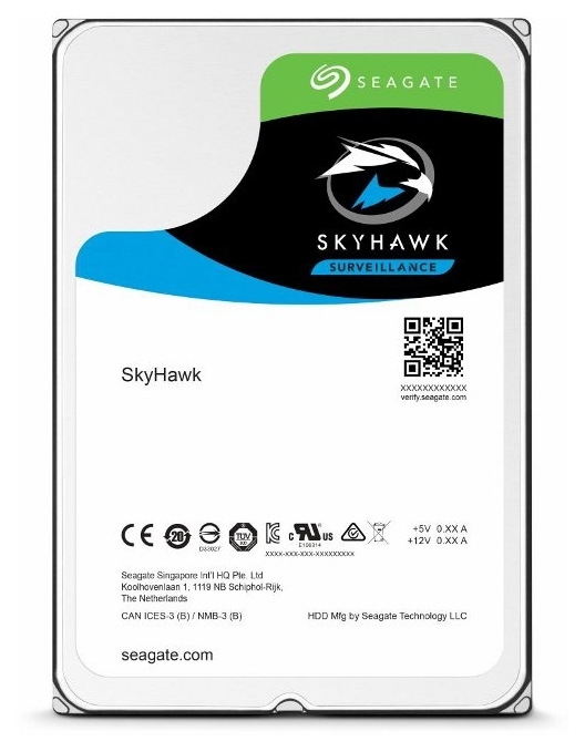 

Жесткий диск 3.5" 8TB Seagate SkyHawk ST8000VX0022 7200RPM SATA III