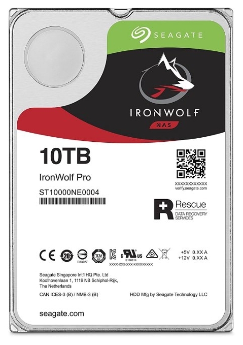 

Жесткий диск 3.5" 10TB Seagate IronWolf Pro ST10000NE0004 7200RPM SATA III