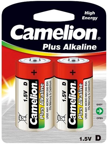 

Батарейка CAMELION LR20/2 BL (Plus Alkaline)