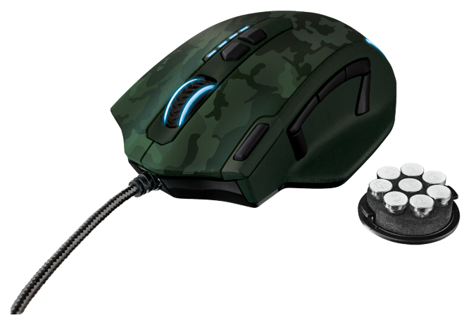 

Мышь TRUST GXT 155C Gaming Mouse green camouflage