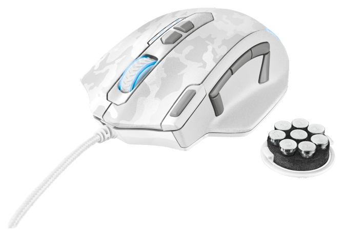 

Мышь TRUST GXT 155W Gaming Mouse white camouflage