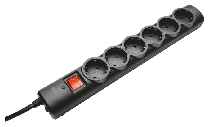 

Сетевой фильтр TRUST Surge Protector 6 ports (21059)