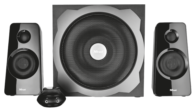 

Колонки TRUST Tytan 2.1 Speaker Set Black (19019)