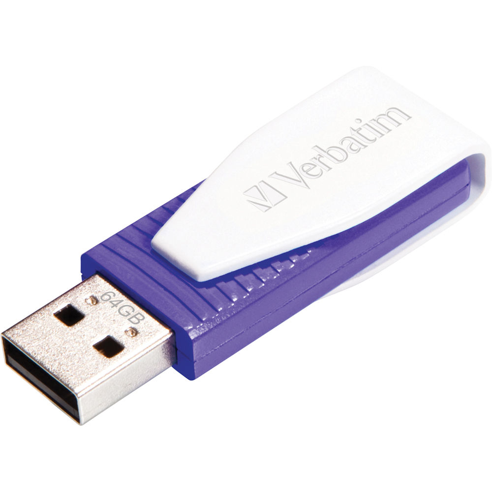 

USB FD VERBATIM 64Gb Storenco Swive Violet