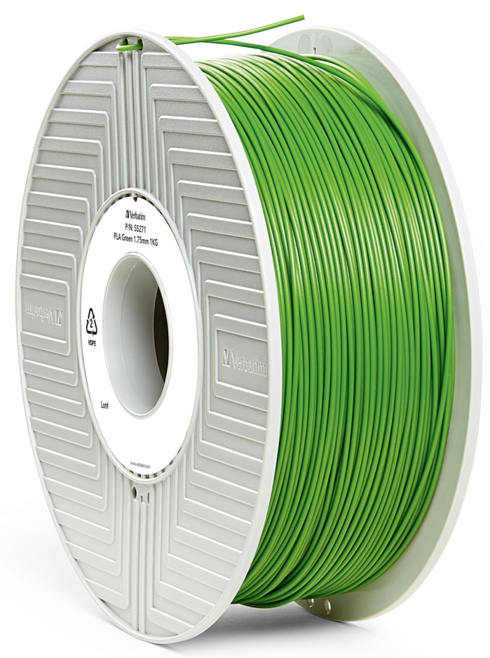 

Картридж VERBATIM 3D PLA 1.75mm 1KG green 55271