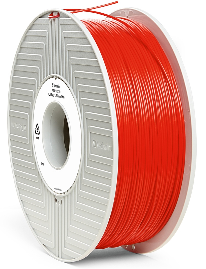 

Картридж VERBATIM 3D PLA 1.75mm 1KG red 55270
