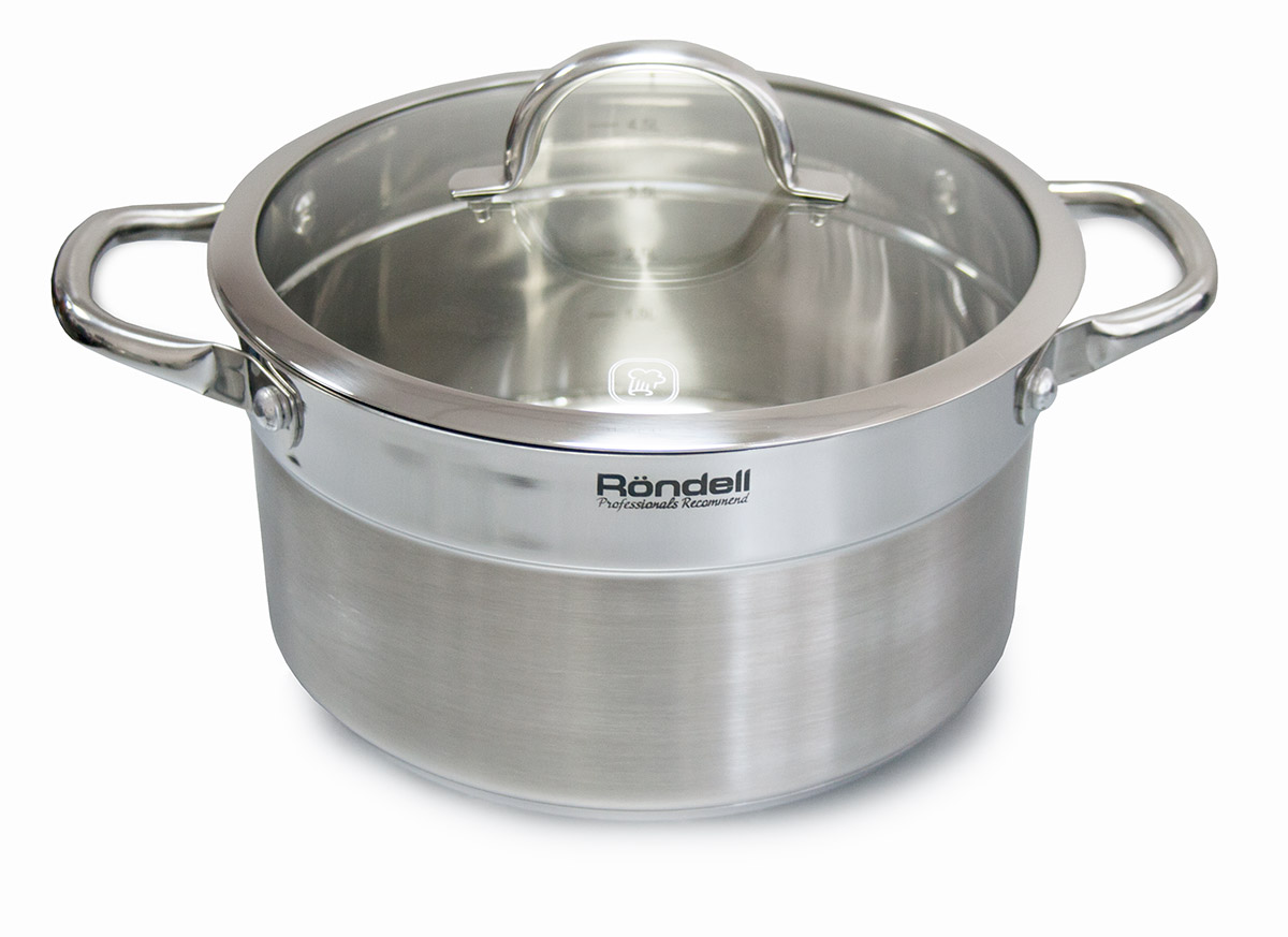 

Кастрюля RONDELL RDS-388 24 см Creative с/кр 5,4л