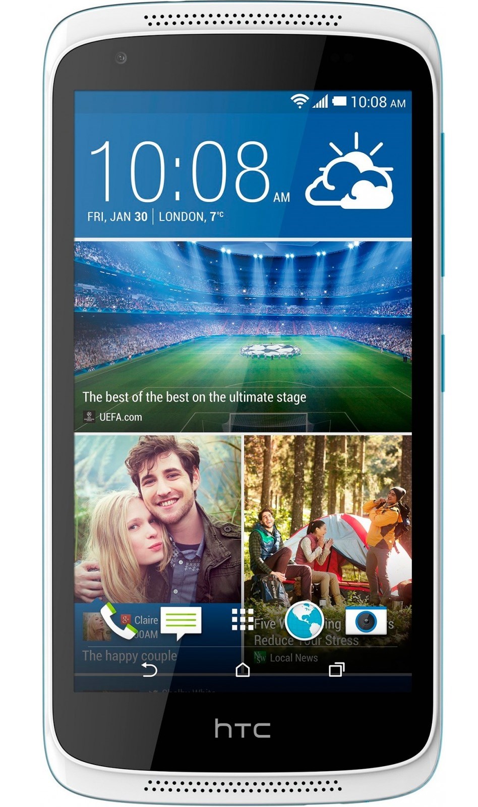 

Смартфон HTC Desire 526 Terra white-glasser blue