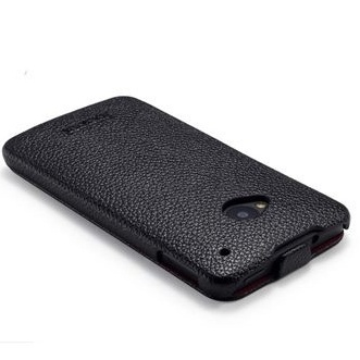 

Чехол с флипом кожаный i-Carer для HTC One S black