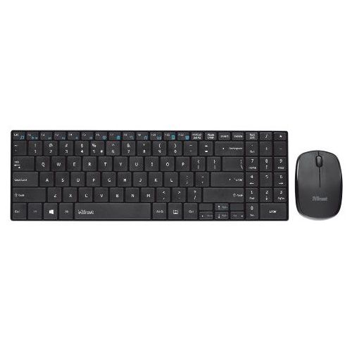 

Клавиатура + мышь TRUST Gusy Wireless Ultra-thin Keyboard
