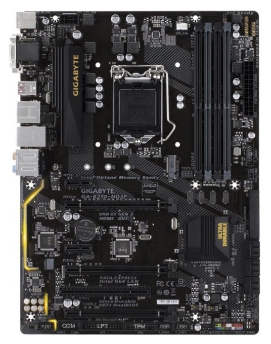 

Материнская плата Gigabyte GA-B250-HD3P (s1151 B250) ATX