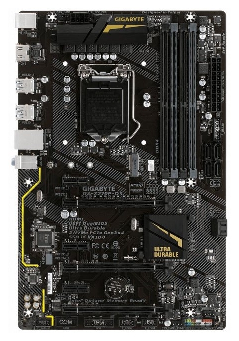 

Материнская плата GIGABYTE GA-Z270P-D3 (s1151 Z270) ATX