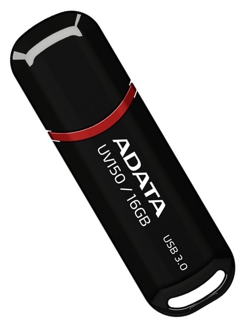 

Накопитель USB 3.0 16GB A-DATA UV150 Black (AUV150-16G-RBK)