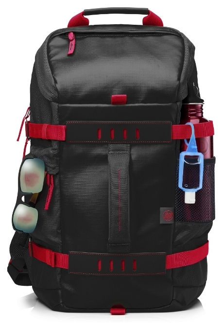 

Рюкзак для ноутбука HP 15.6 Odyssey Sport Backpack black/red (X0R83AA)