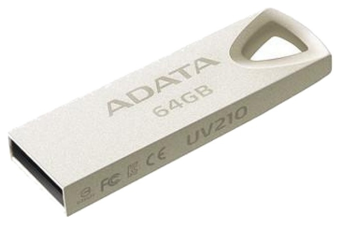 

Накопитель USB 2.0 64GB A-DATA UV210 Metal Silver (AUV210-64G-RGD)