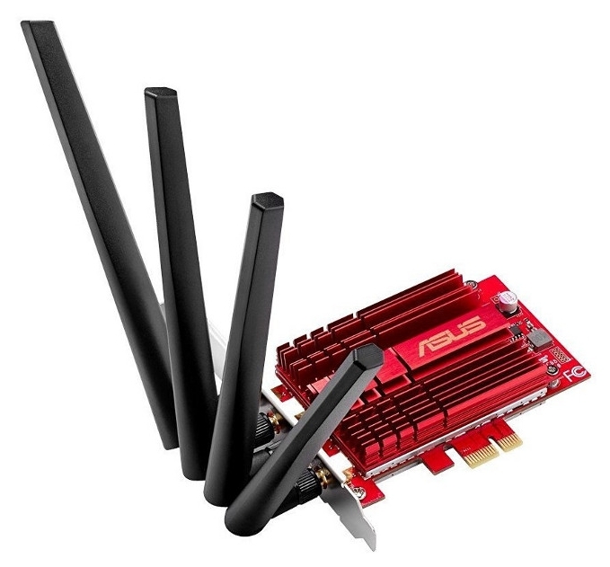 

Адаптер WI-FI Asus PCE-AC88 AC1900 PCI-E