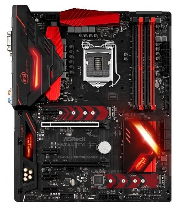 

Материнская плата ASRock Fatal1ty H270 Performance (s1151 H270) ATX