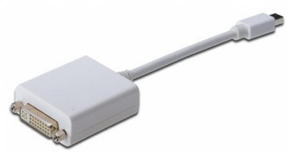 

Адаптер ASSMANN MiniDisplayPort to DVI-I (AM/AF) 0.15m, white (AK-340406-001-W)