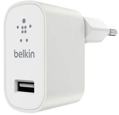 

Сетевое зарядное устройство Belkin USB Mixit Premium 2.4A, White (F8M731vfWHT)